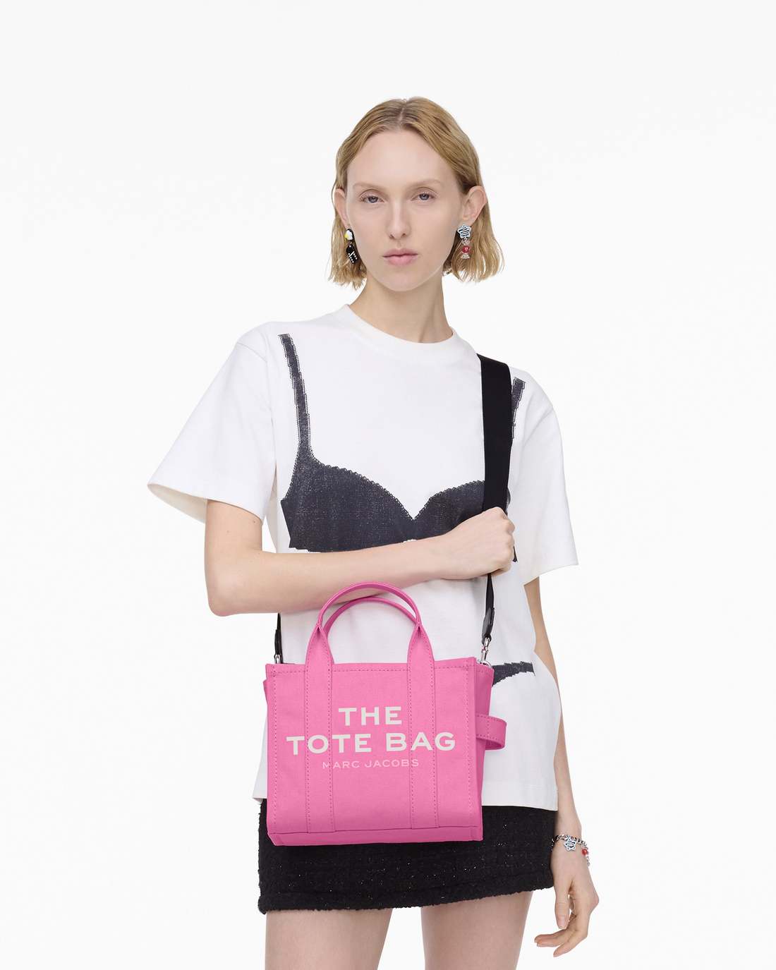 The Canvas Small Tote Bag Bow Pink - Marc Jacobs Premium