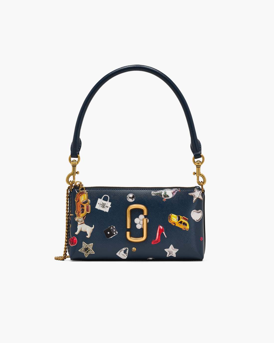 The Trinket Snapshot Convertible Shoulder Bag Navy Multi - Marc Jacobs Recommended