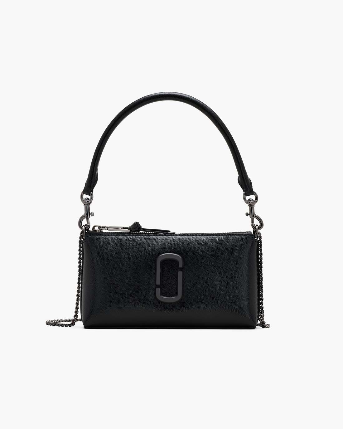 The Snapshot DTM Convertible Shoulder Bag Black - Marc Jacobs Signature