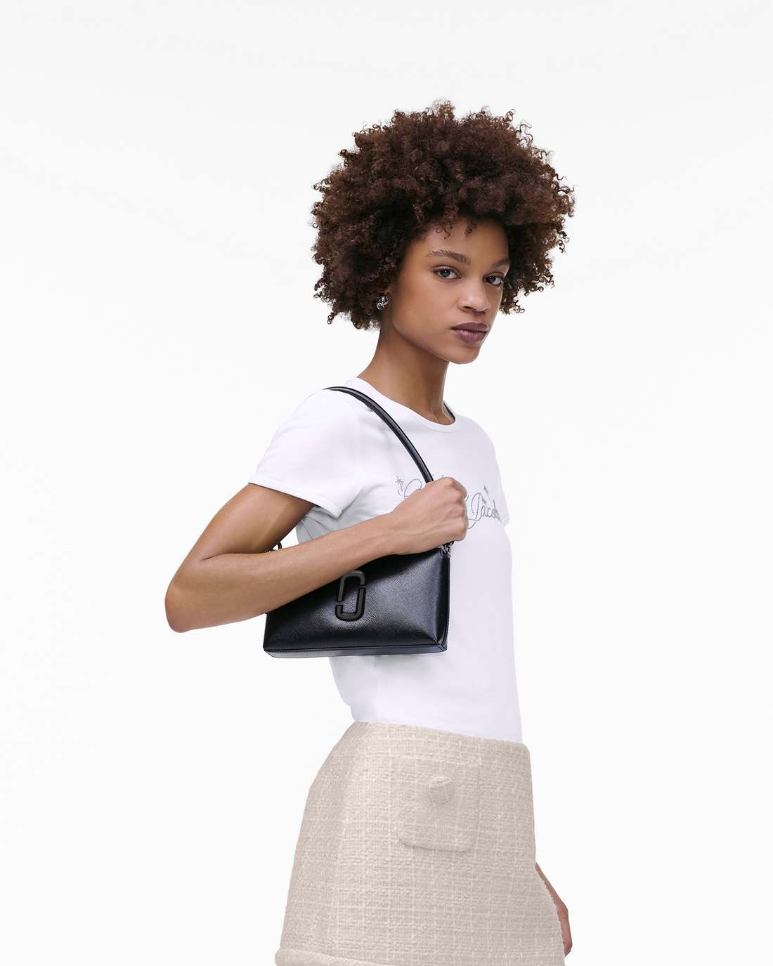 The Snapshot DTM Convertible Shoulder Bag Black - Marc Jacobs Signature