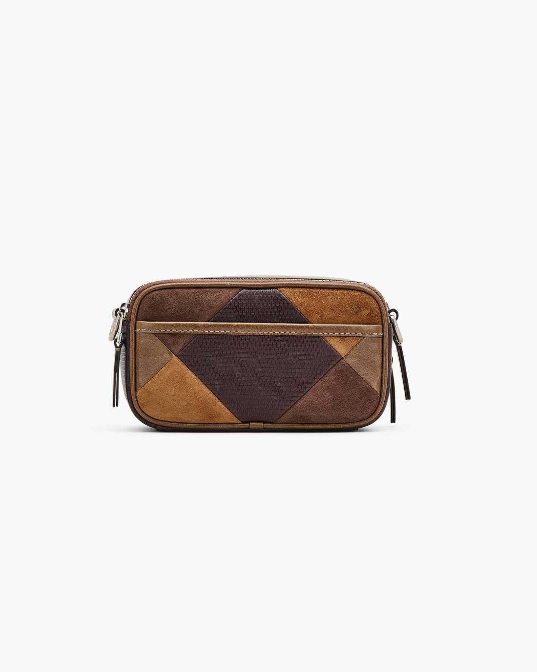 The Suede Patchwork Snapshot Brown Multi - Marc Jacobs New