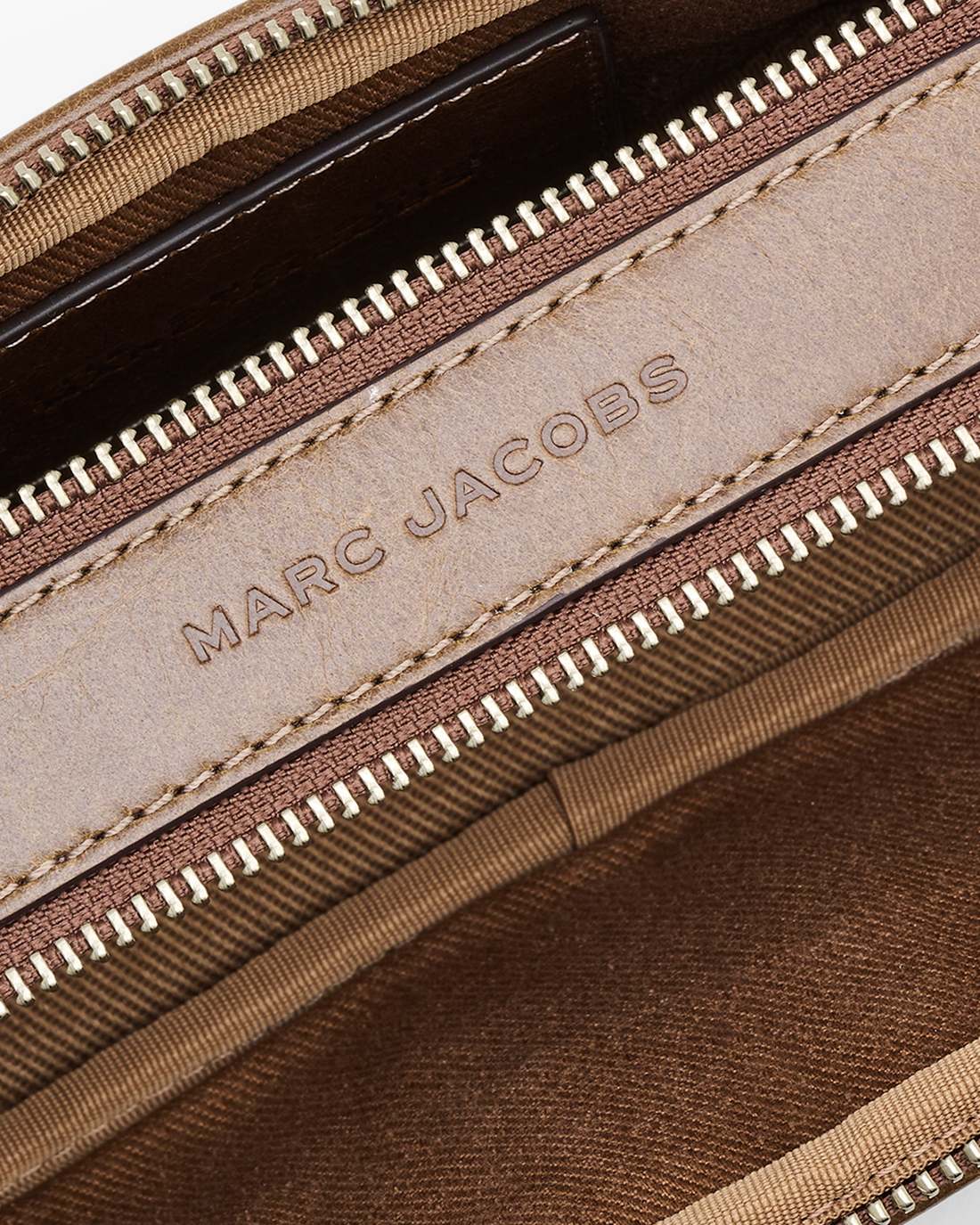 The Suede Patchwork Snapshot Brown Multi - Marc Jacobs New