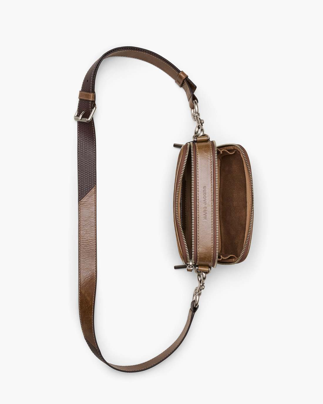 The Suede Patchwork Snapshot Brown Multi - Marc Jacobs New