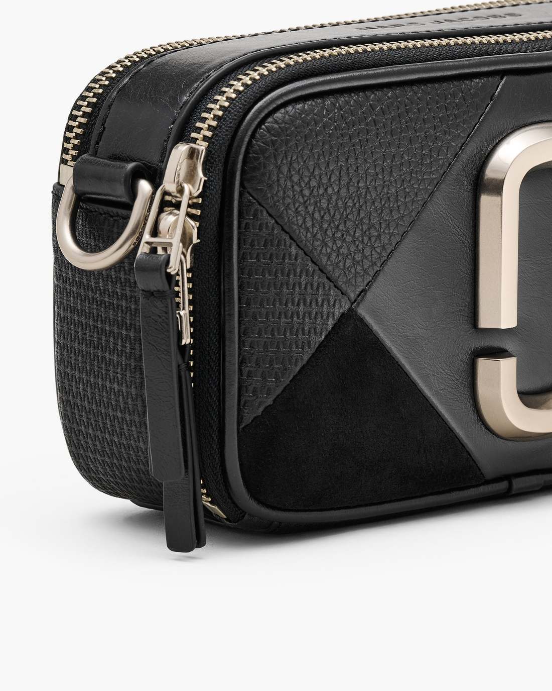 The Suede Patchwork Snapshot Black Multi - Marc Jacobs Popular