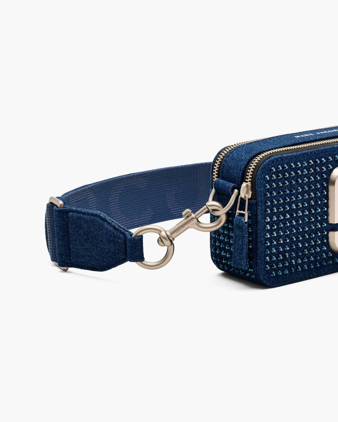 The Crystal Denim Snapshot Dark Wash Crystal - Marc Jacobs New