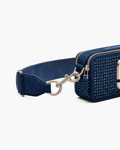 The Crystal Denim Snapshot Dark Wash Crystal - Marc Jacobs New
