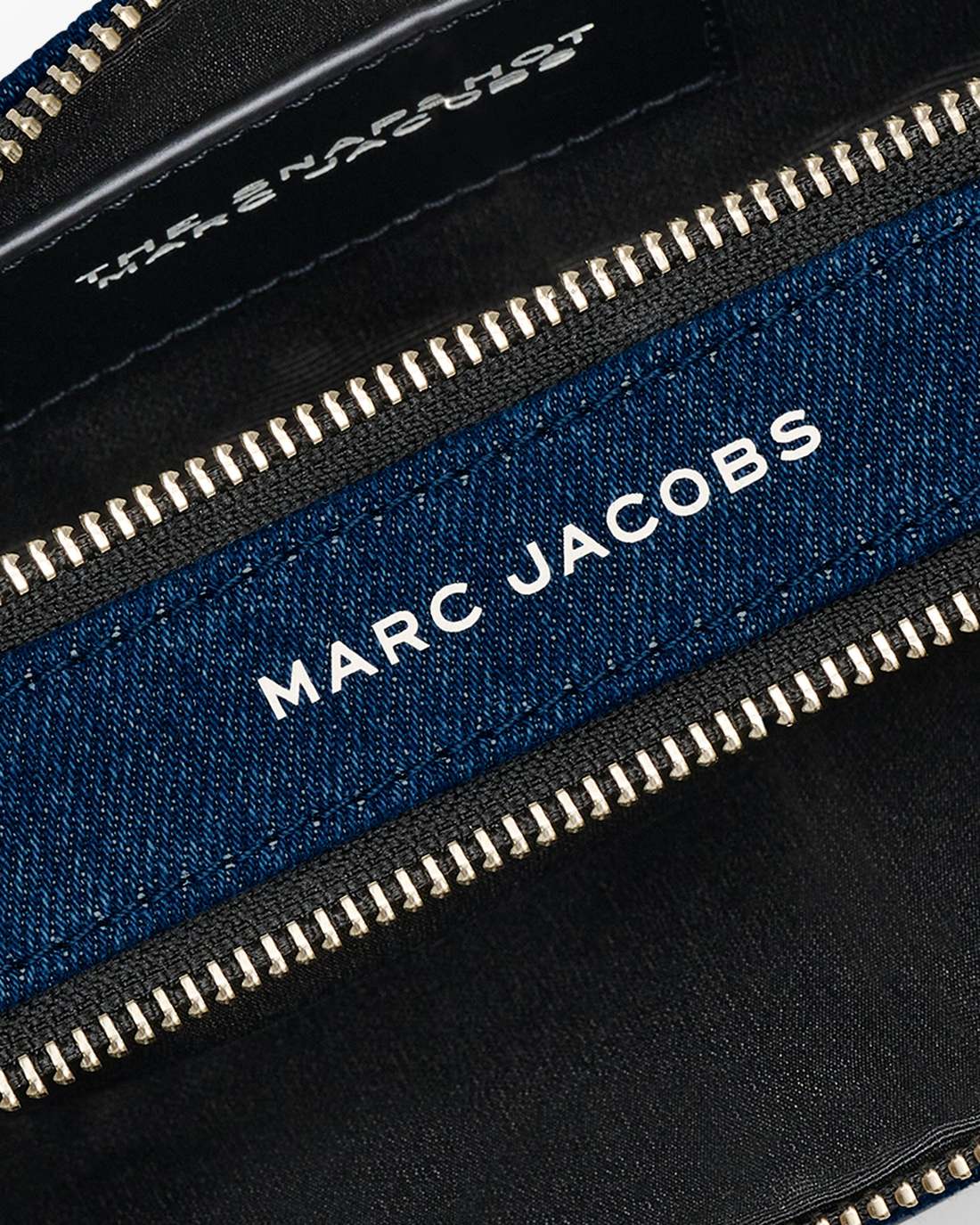 The Crystal Denim Snapshot Dark Wash Crystal - Marc Jacobs New