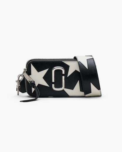 The Star Patchwork Leather Snapshot Black/White - Marc Jacobs Recommended