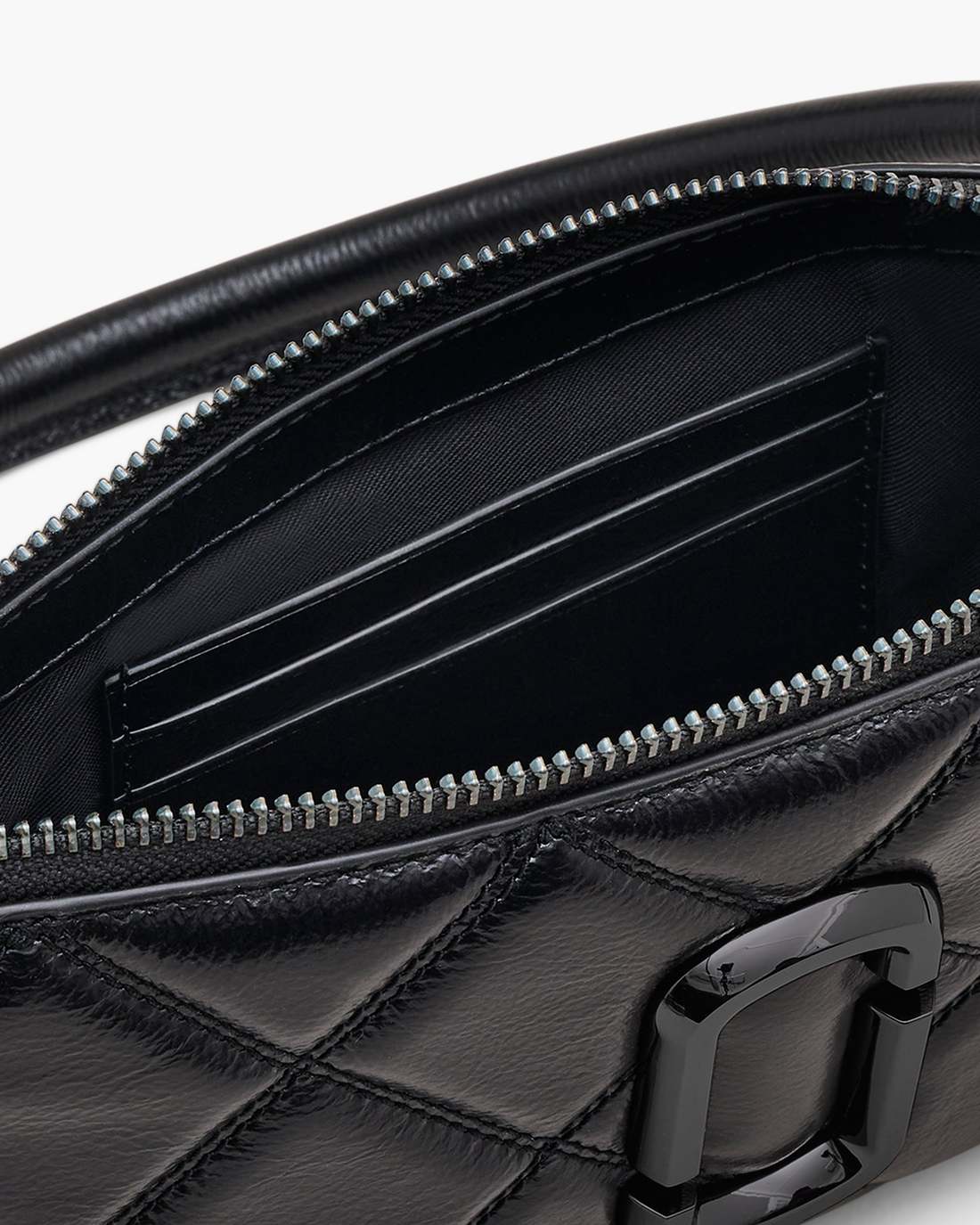 The Quilted Snapshot Convertible Shoulder Bag Black - Marc Jacobs Signature