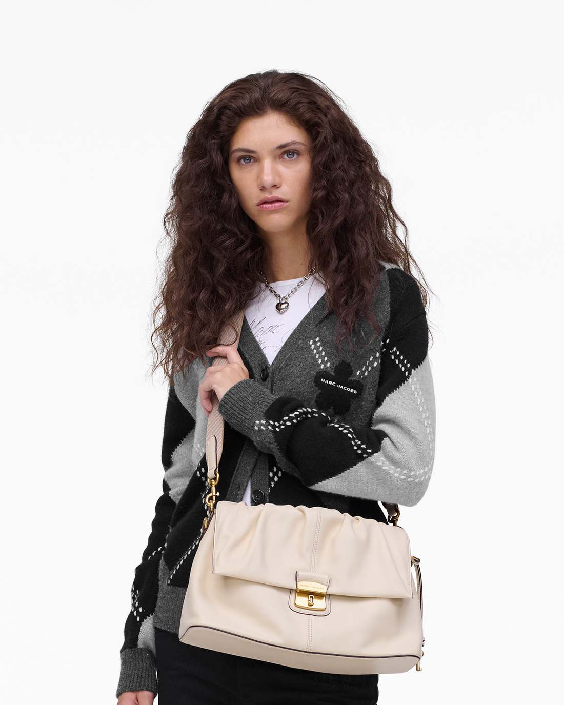 The Cristina Messenger Ivory - Marc Jacobs Premium