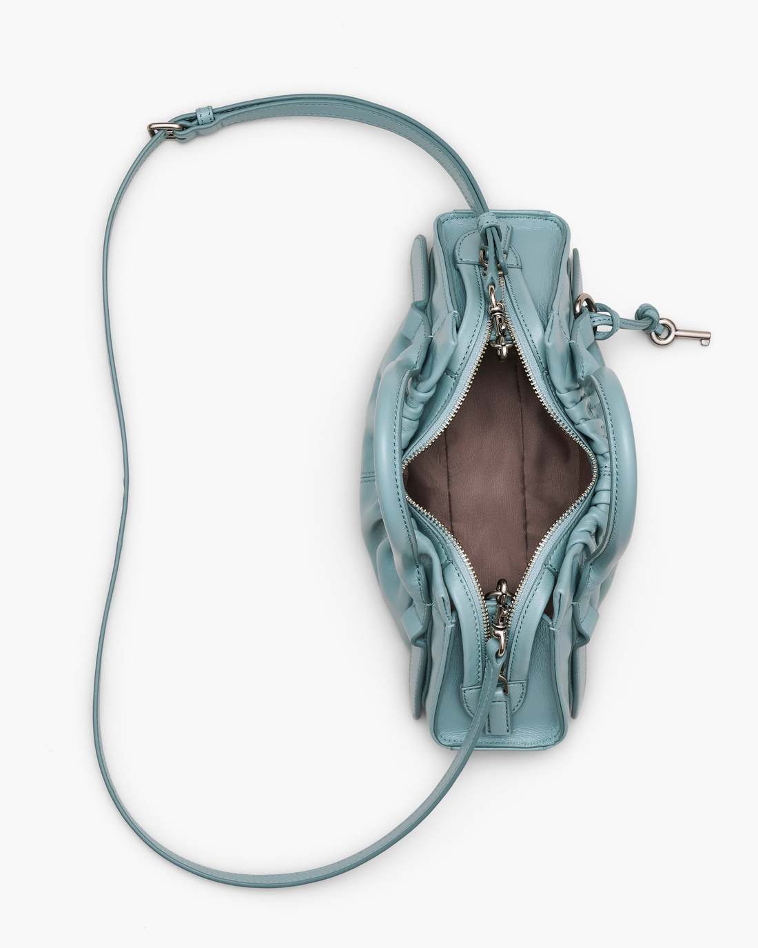 The Cristina Small Satchel Sky Blue - Marc Jacobs Featured