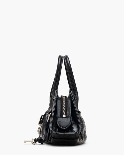 The Croc Cristina Small Satchel Black - Marc Jacobs Popular