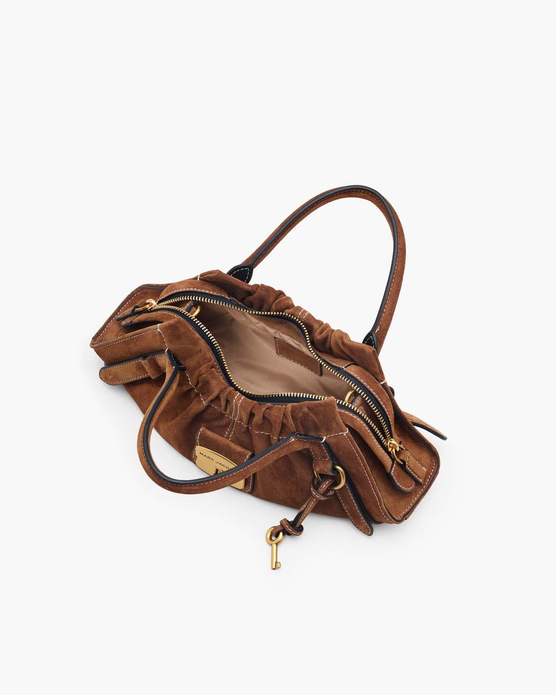 The Suede Cristina Small Satchel Copper - Marc Jacobs Best Seller