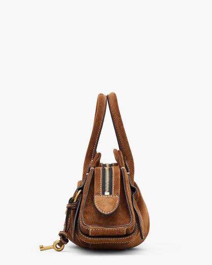 The Suede Cristina Small Satchel Copper - Marc Jacobs Best Seller