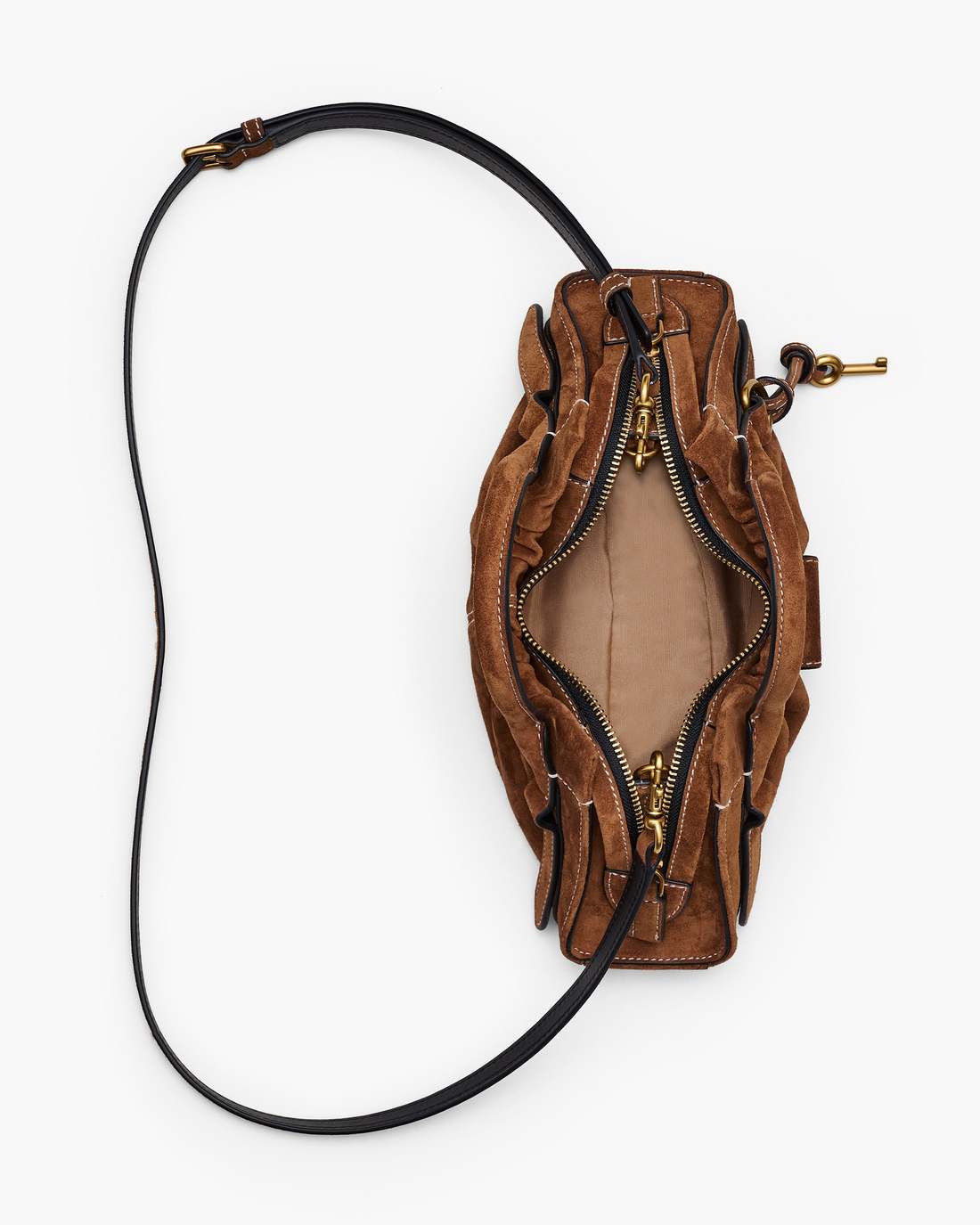 The Suede Cristina Small Satchel Copper - Marc Jacobs Best Seller