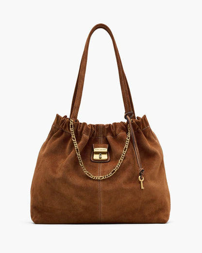 The Suede Cristina Tote Copper - Marc Jacobs Recommended