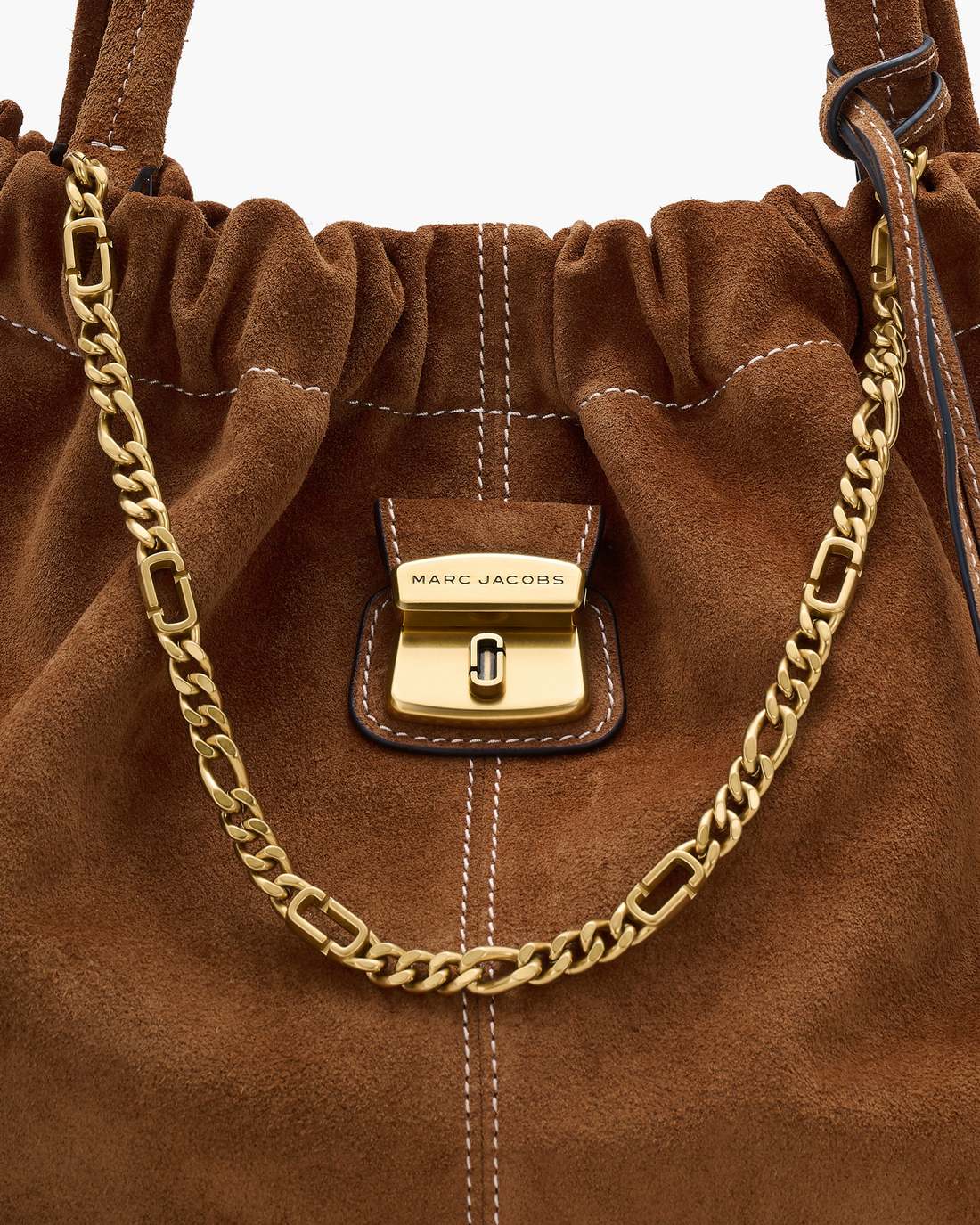 The Suede Cristina Tote Copper - Marc Jacobs Recommended