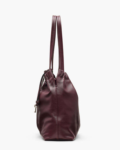 The Cristina Tote Dark Plum - Marc Jacobs Featured