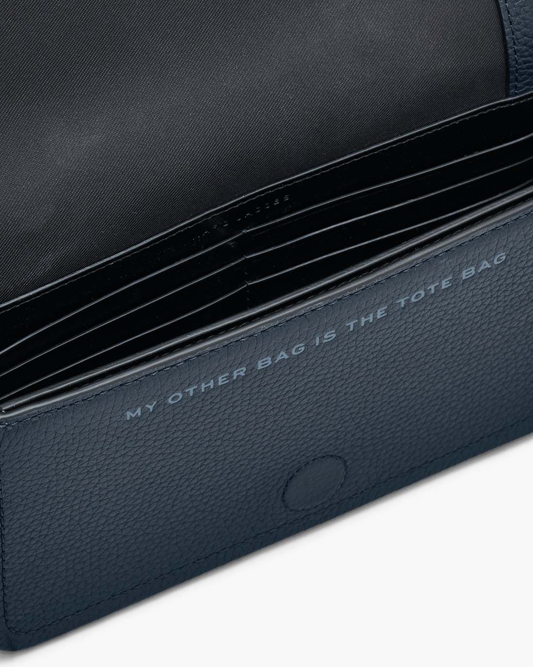 The Leather Mini Bag Blue Sea - Marc Jacobs Signature