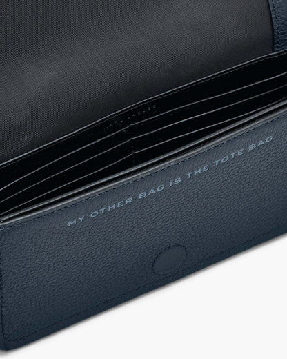 The Leather Mini Bag Blue Sea - Marc Jacobs Signature