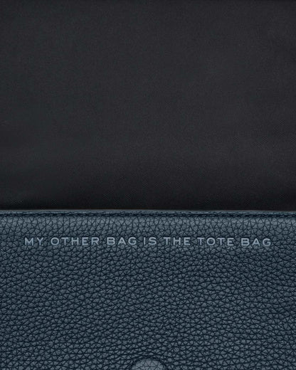 The Leather Mini Bag Blue Sea - Marc Jacobs Signature