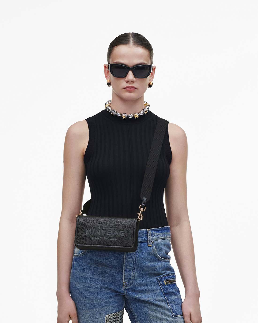 The Leather Mini Bag Black - Marc Jacobs New