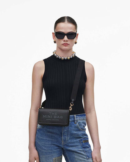 The Leather Mini Bag Black - Marc Jacobs New