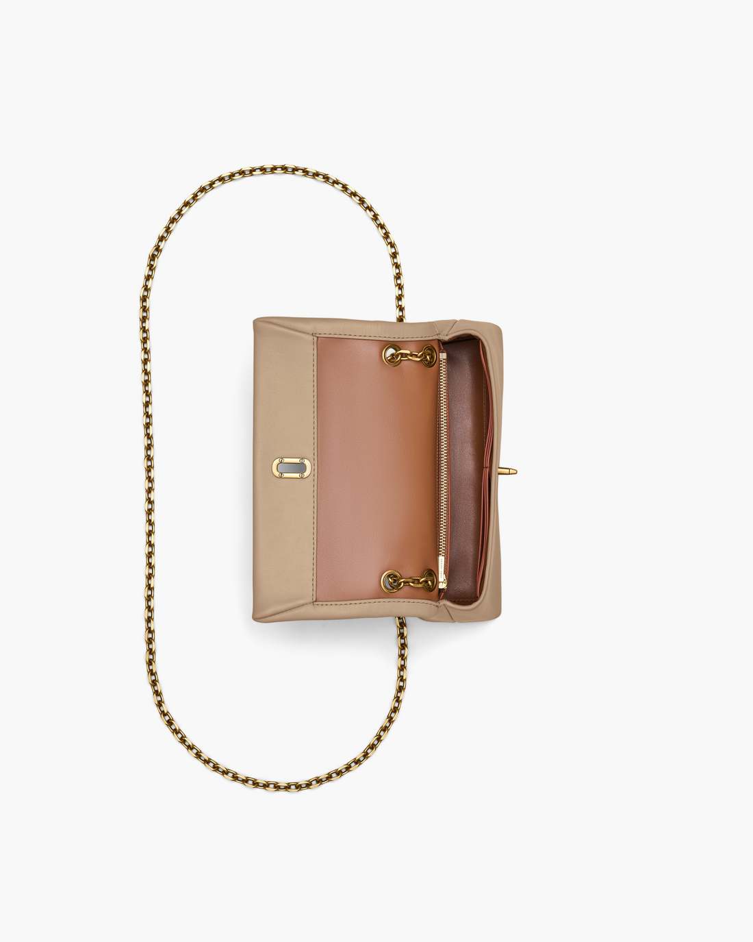 The Dual Chain Mini Bag Camel - Marc Jacobs Recommended