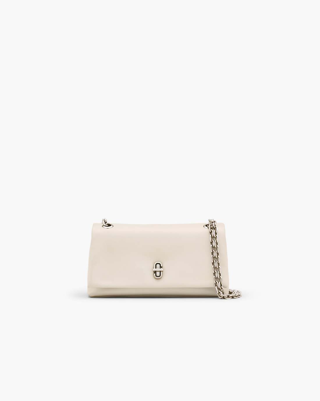 The Dual Chain Mini Bag Cloud White - Marc Jacobs Signature