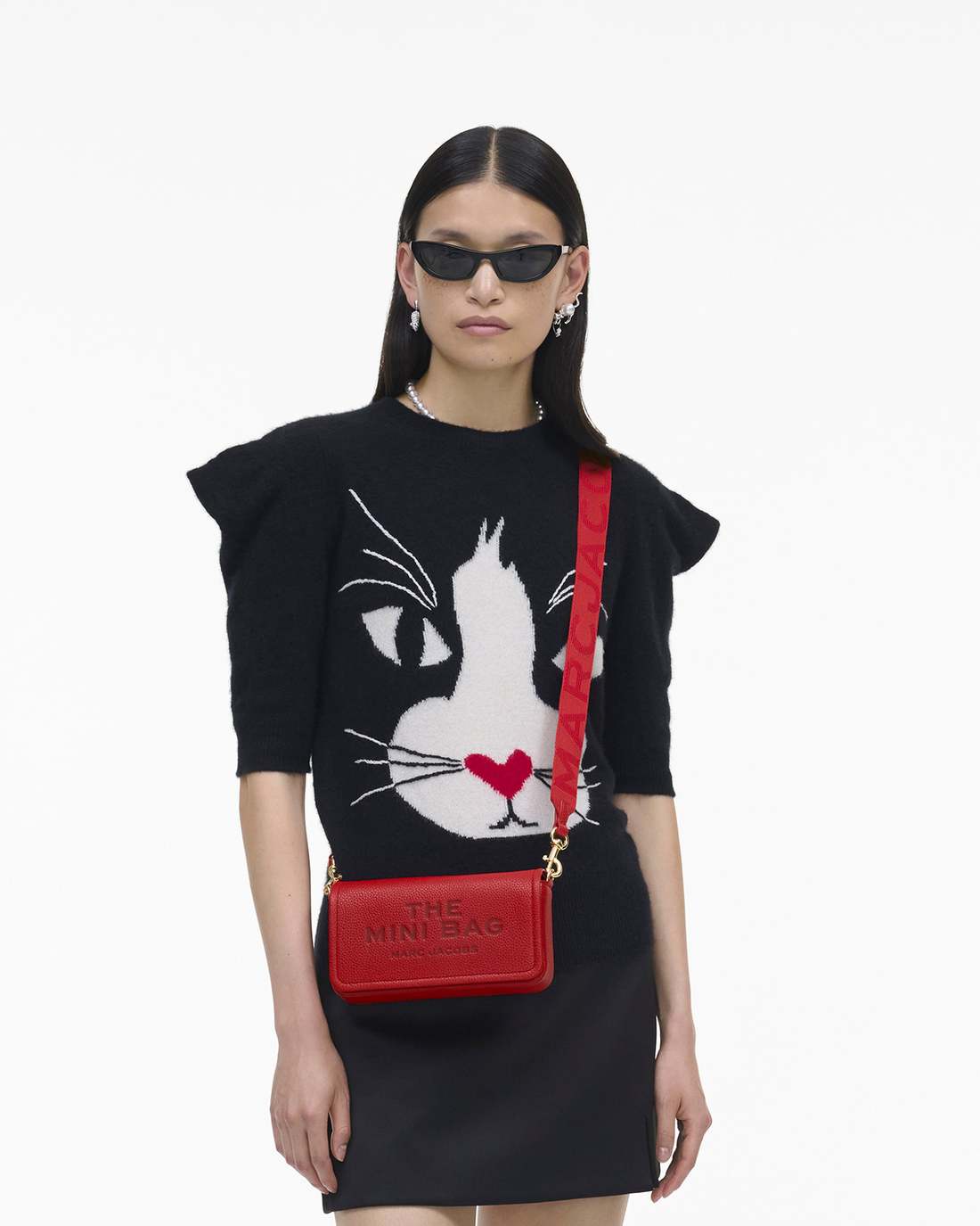 The Leather Mini Bag True Red - Marc Jacobs Trending