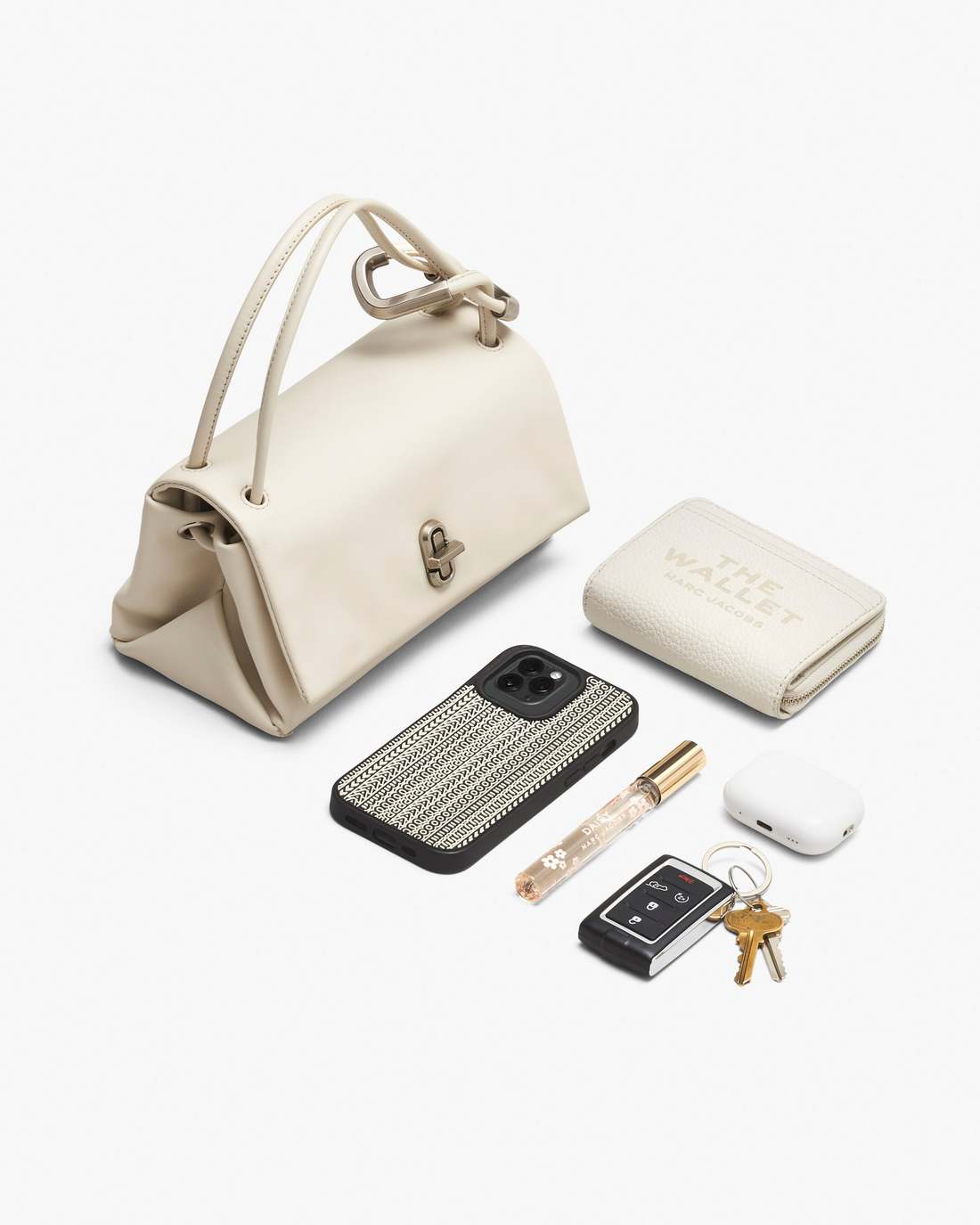 The Mini Dual Bag Cloud White - Marc Jacobs Premium