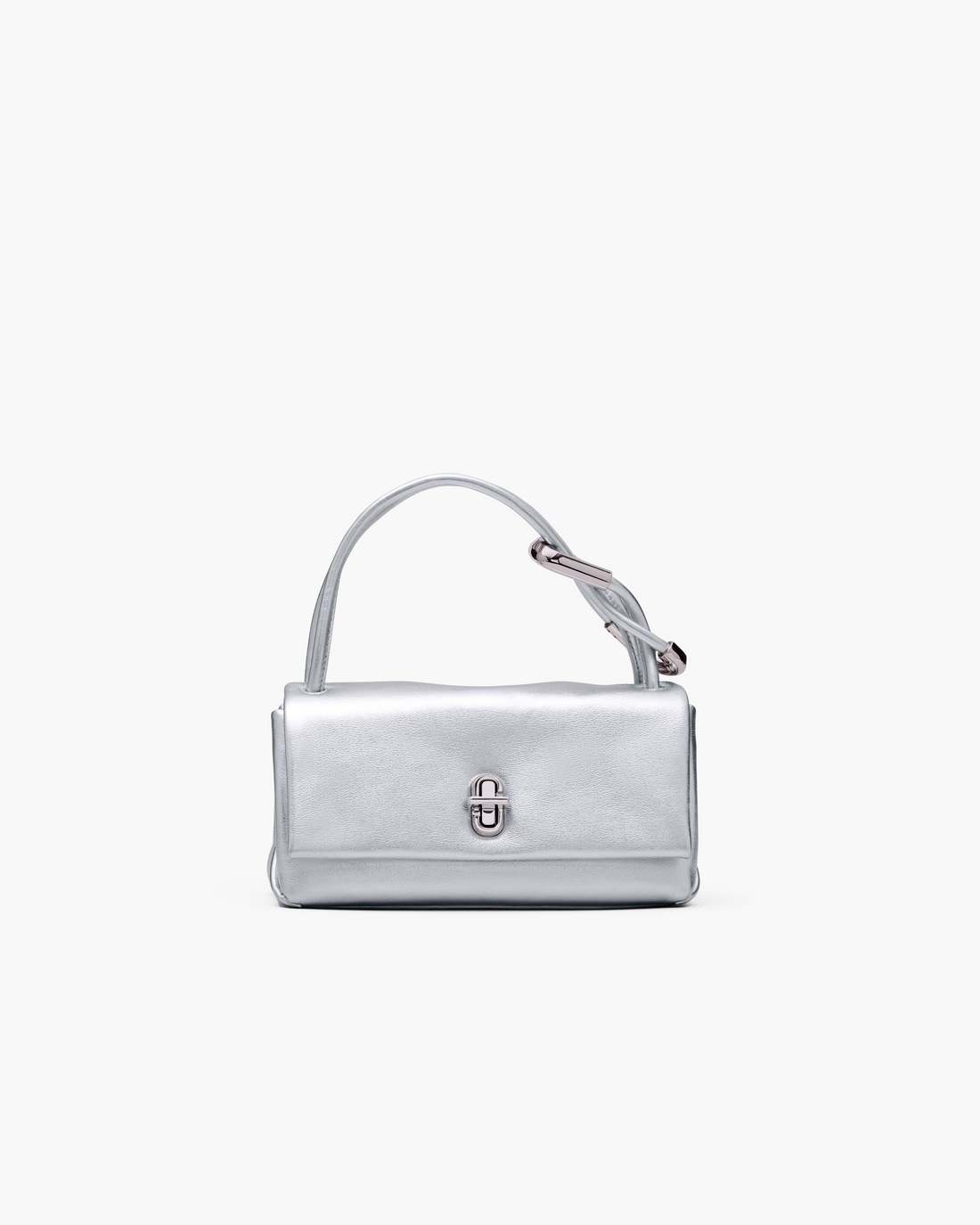 The Metallic Mini Dual Bag Silver - Marc Jacobs Featured