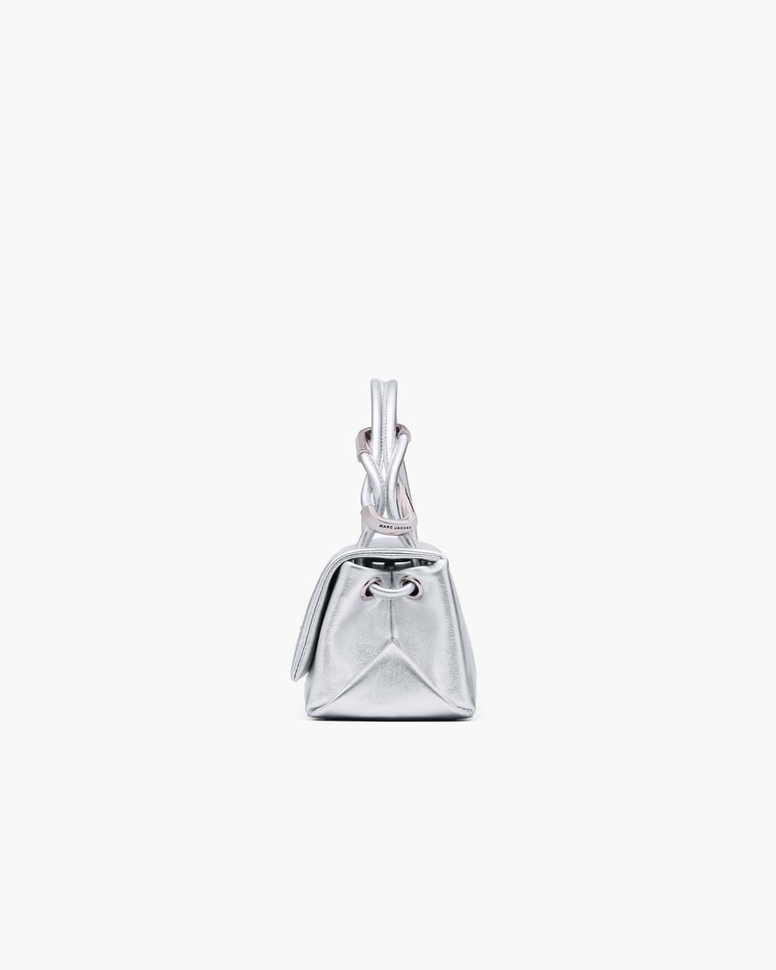 The Metallic Mini Dual Bag Silver - Marc Jacobs Featured