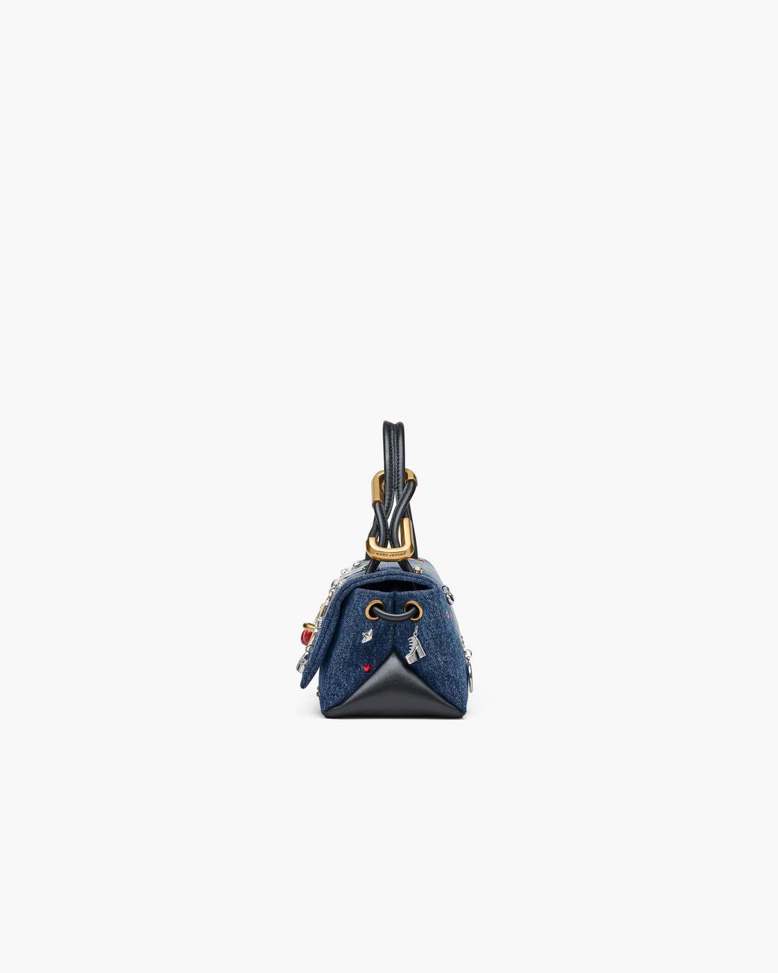 The Trinket Charm Denim Mini Dual Bag Medium Wash Multi - Marc Jacobs Best Seller