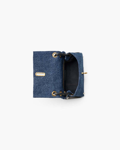 The Trinket Charm Denim Mini Dual Bag Medium Wash Multi - Marc Jacobs Best Seller