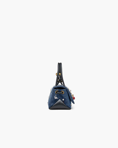 The Trinket Charm Denim Mini Dual Bag Medium Wash Multi - Marc Jacobs Best Seller