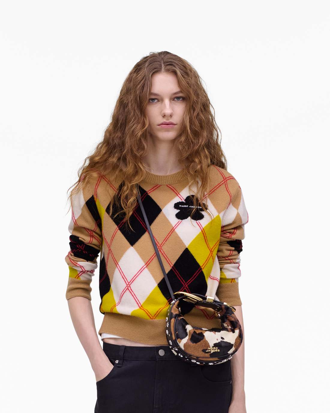 The Cow Haircalf Party Bag Mocha Multi - Marc Jacobs Recommended