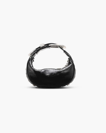The Crinkle Patent Party Bag Black - Marc Jacobs Exclusive