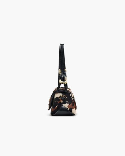 The Cow Haircalf Mini Dual Shoulder Bag Mocha Multi - Marc Jacobs Signature