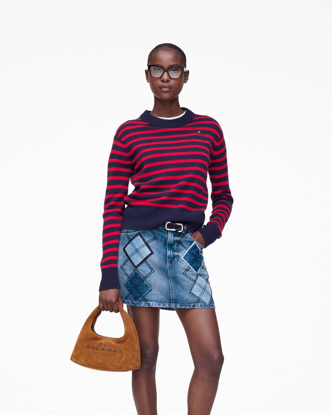 The Suede Mini Sack Bag Copper - Marc Jacobs Premium
