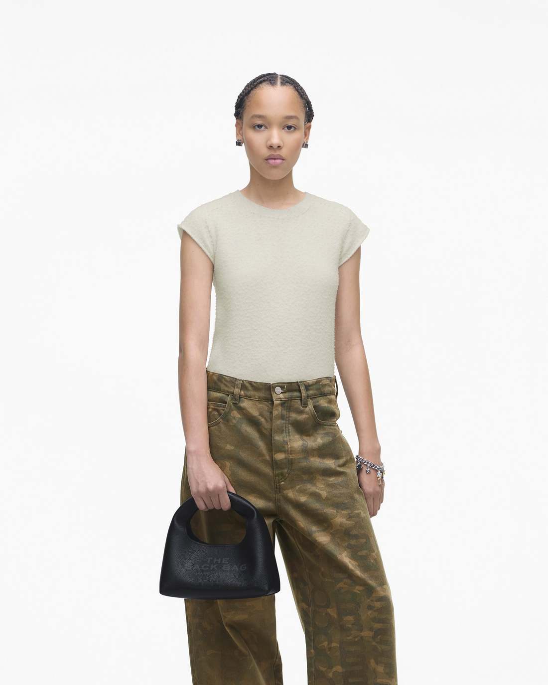 The Mini Sack Bag Tonal Black - Marc Jacobs New