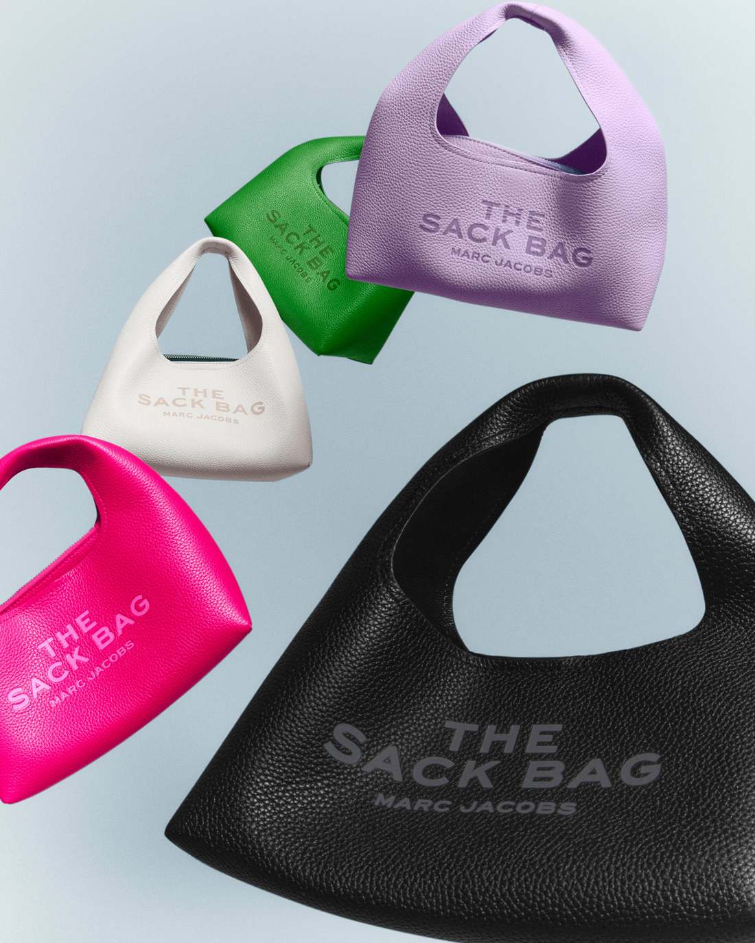 The Mini Sack Bag Tonal Black - Marc Jacobs New
