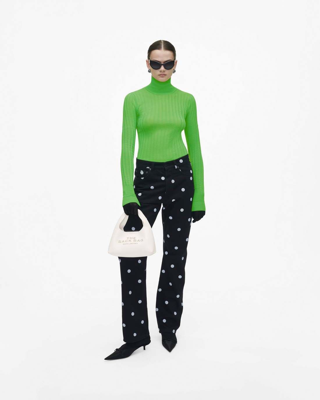 The Mini Sack Bag White - Marc Jacobs Popular