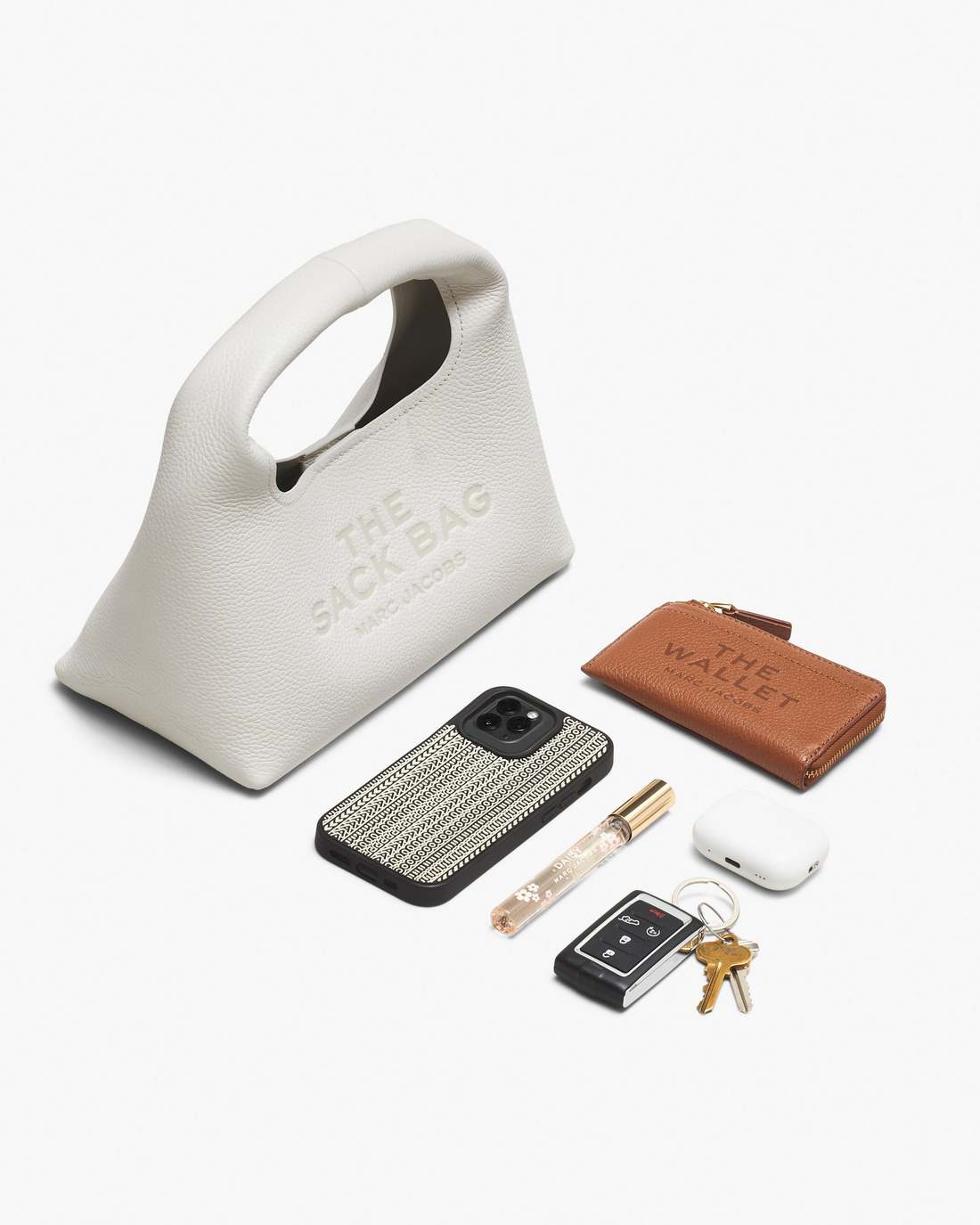 The Mini Sack Bag White - Marc Jacobs Popular