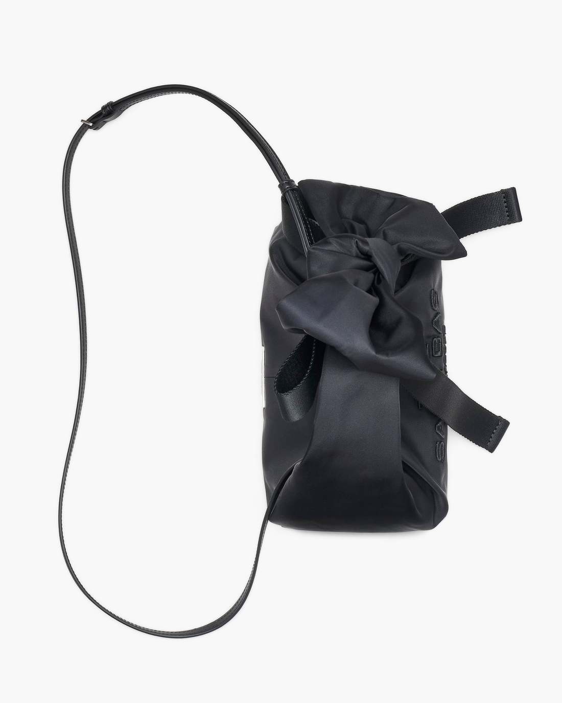 The Bow Nylon Mini Sack Bag Black - Marc Jacobs Best Seller