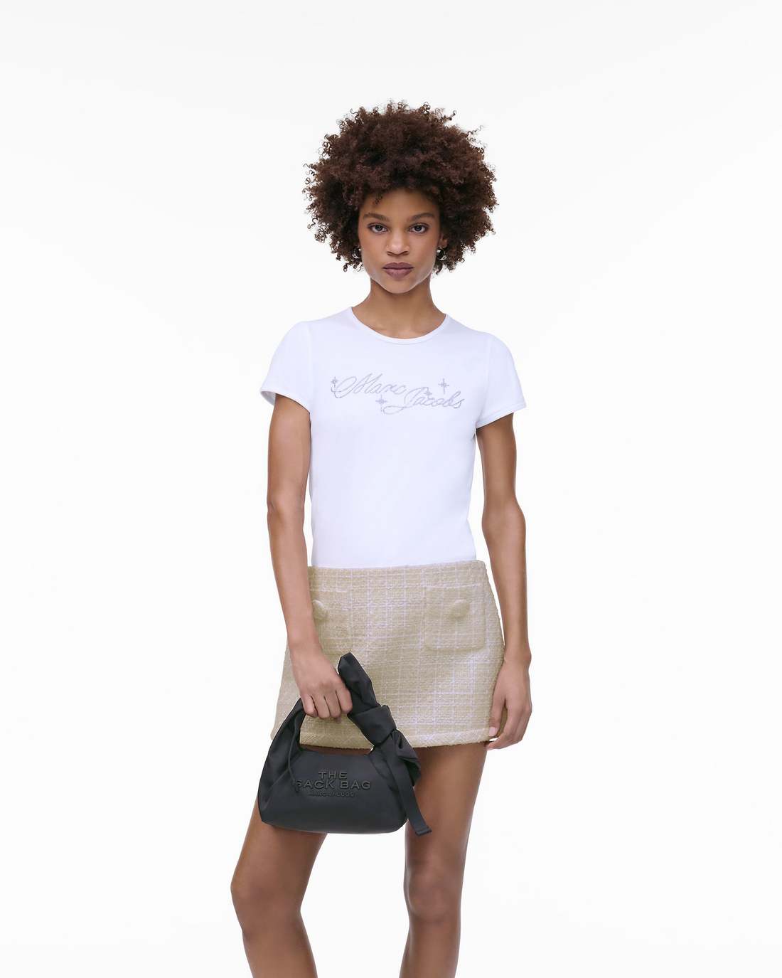 The Bow Nylon Mini Sack Bag Black - Marc Jacobs Best Seller