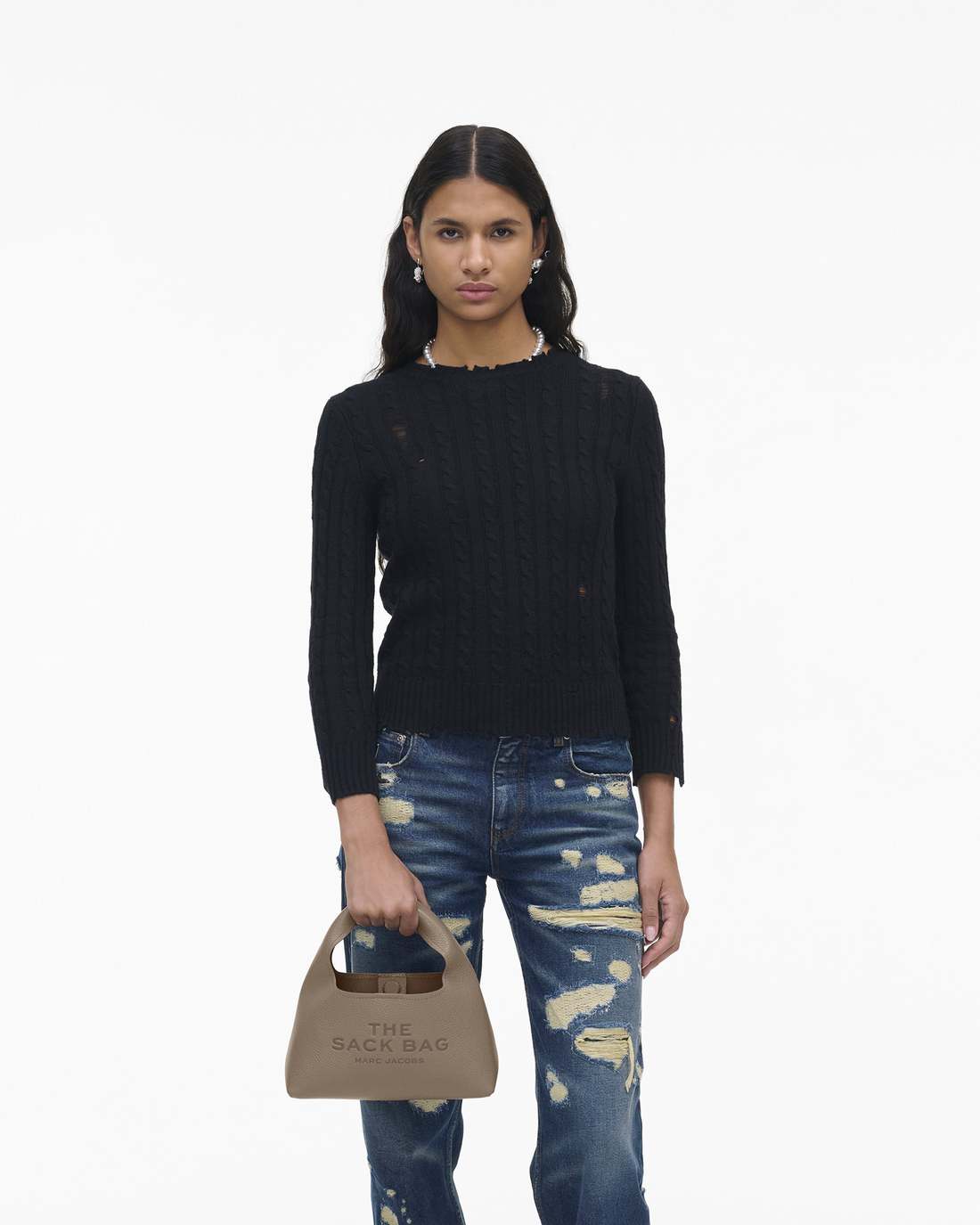 The Mini Sack Bag Cement - Marc Jacobs Exclusive