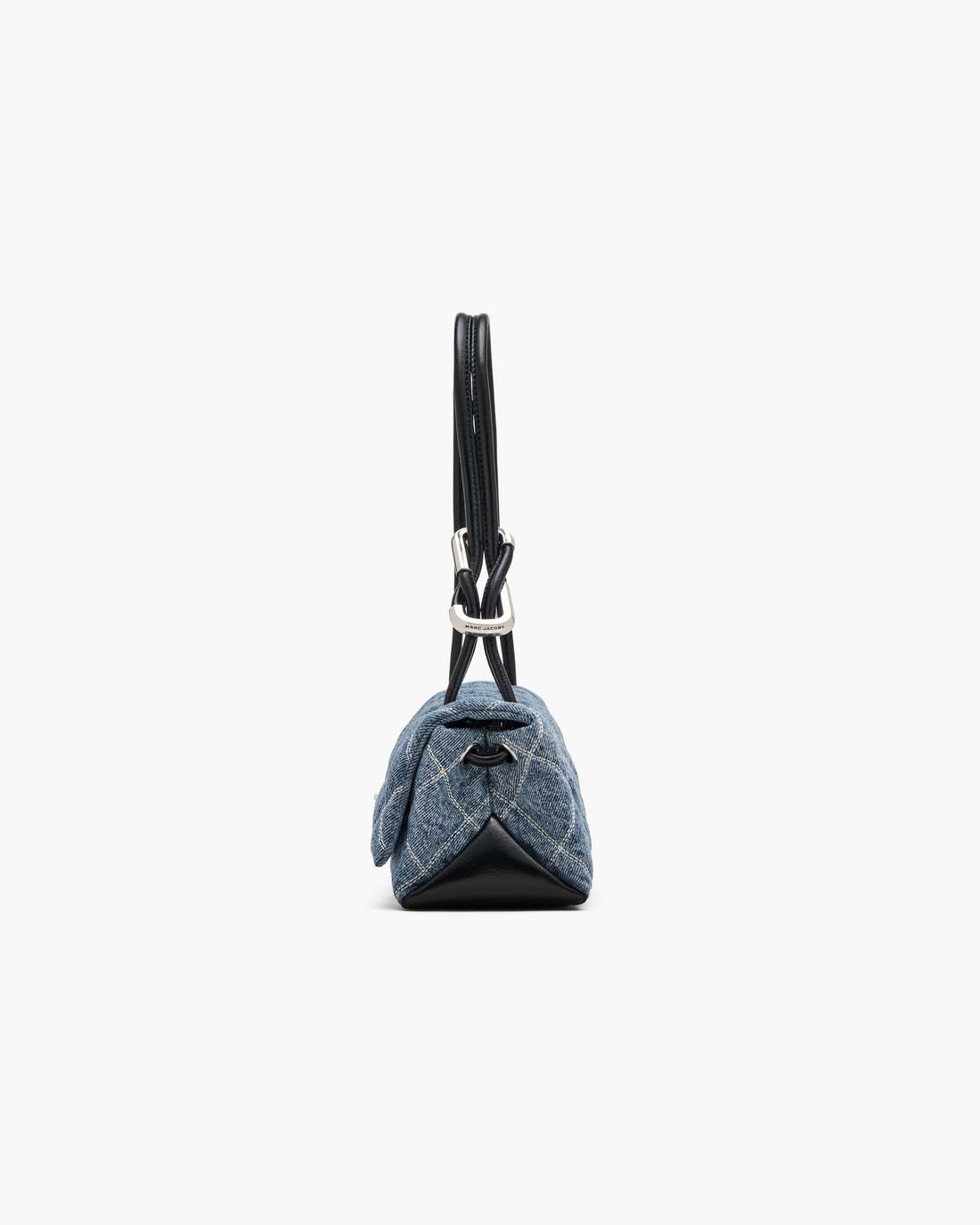 The Quilted Denim Mini Dual Shoulder Bag Light Wash Indigo - Marc Jacobs New