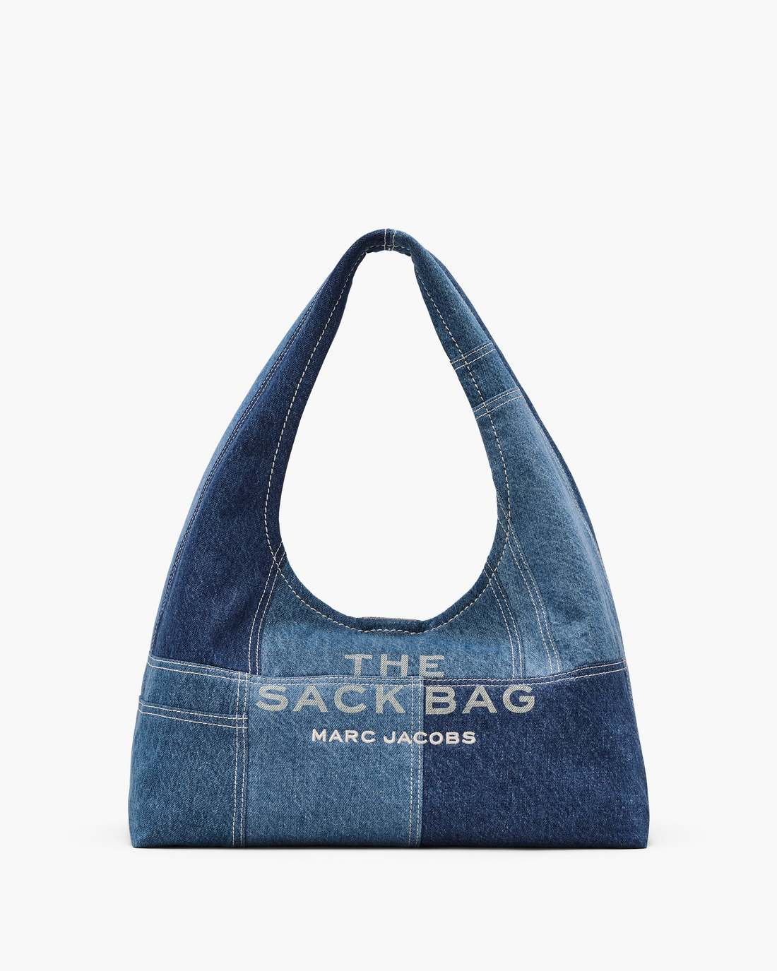 The Patchwork Denim Sack Bag Blue Denim - Marc Jacobs Exclusive
