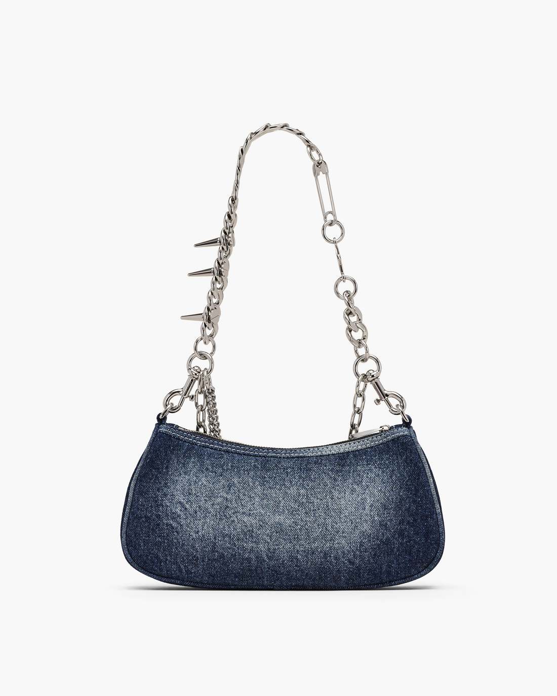 The Faded Denim Charm Shoulder Bag Faded Vintage Indigo - Marc Jacobs New